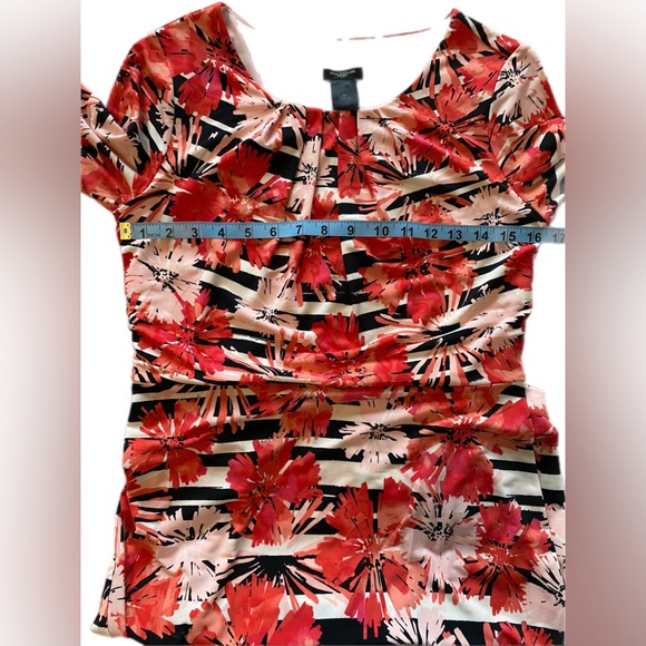 Ann Taylor Petite Pastel Patterned dress size small - Picture 4 of 11